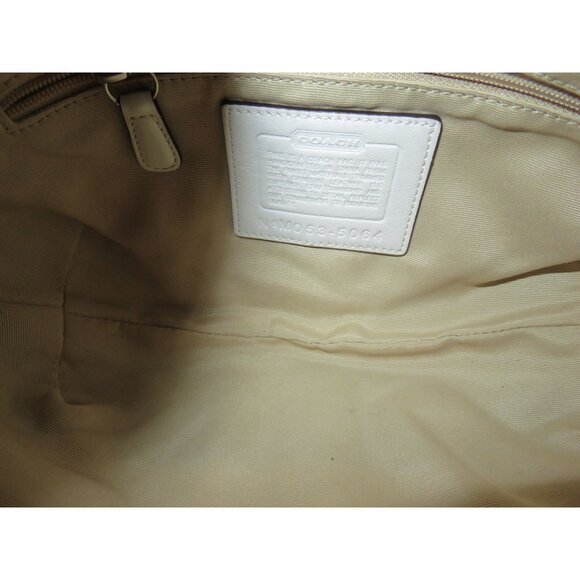 Coach Lady Bumblebee Optic Signature Limited Edition Canvas & Leather Hobo Bag - Picture 6 of 11